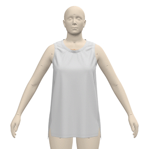 Ladies HP Fit Singlet - Plain View