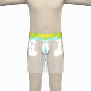 Men's Clearview Pressure Map - HP Fit Shorts