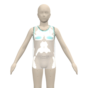HP Fit Singlet - ClearView Pressure Map