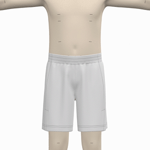 Mens HP Fit Shorts - Plain View Above Knee Length