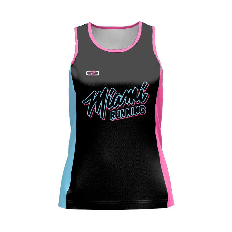 Miami Athletic Singlet Ladies SemiRacerback Design Your Own Custom ...