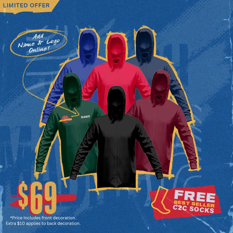 March Bundles Stock Tech Zip Hoodies