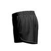Iona Ladies Curved Hem SlimFit HP Shorts High Thigh Black