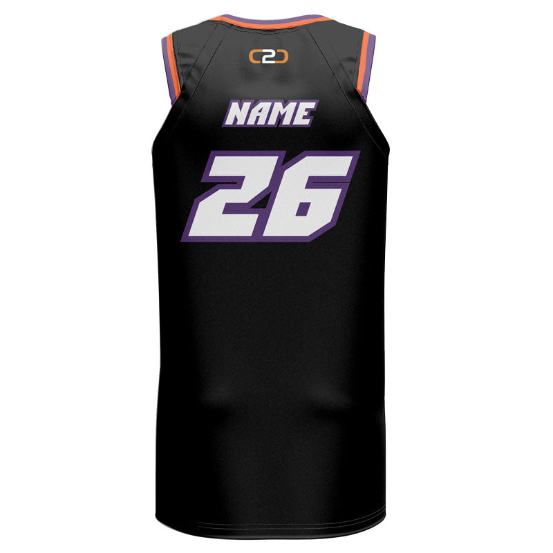 Custom Suns Slimfit Hp Split Basketball Singlet– Coast 2 Coast Sports ...