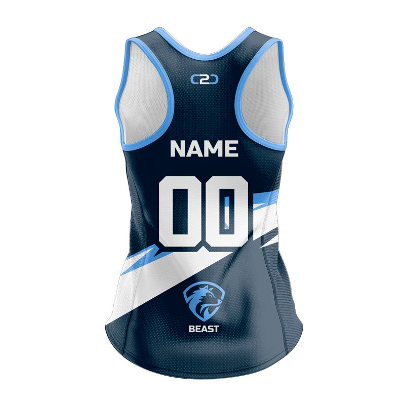Undefeated Sport Singlet Ladies Racerback Design Your Own Custom– Coast ...